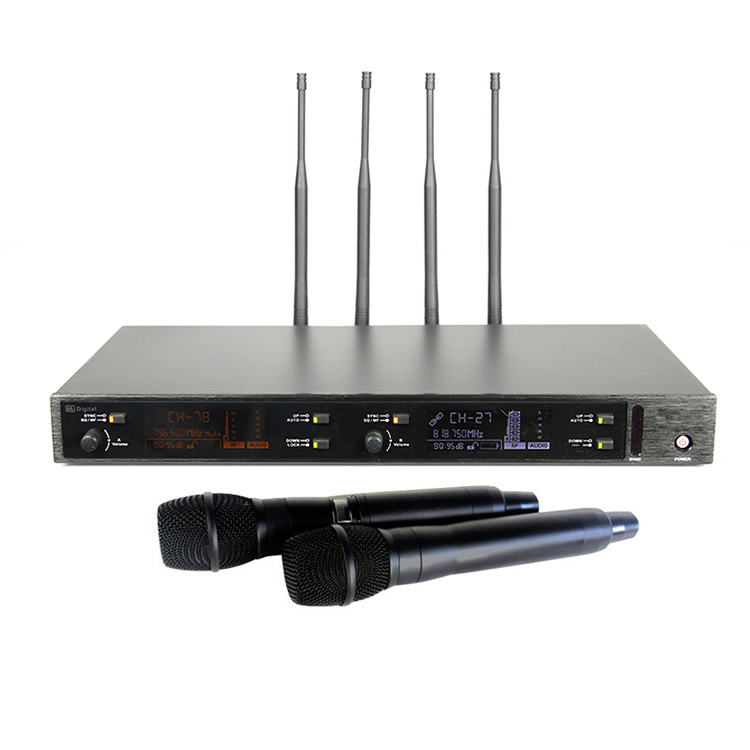 AXT220D 장거리 UHF 무선 디지털 보컬 마이크